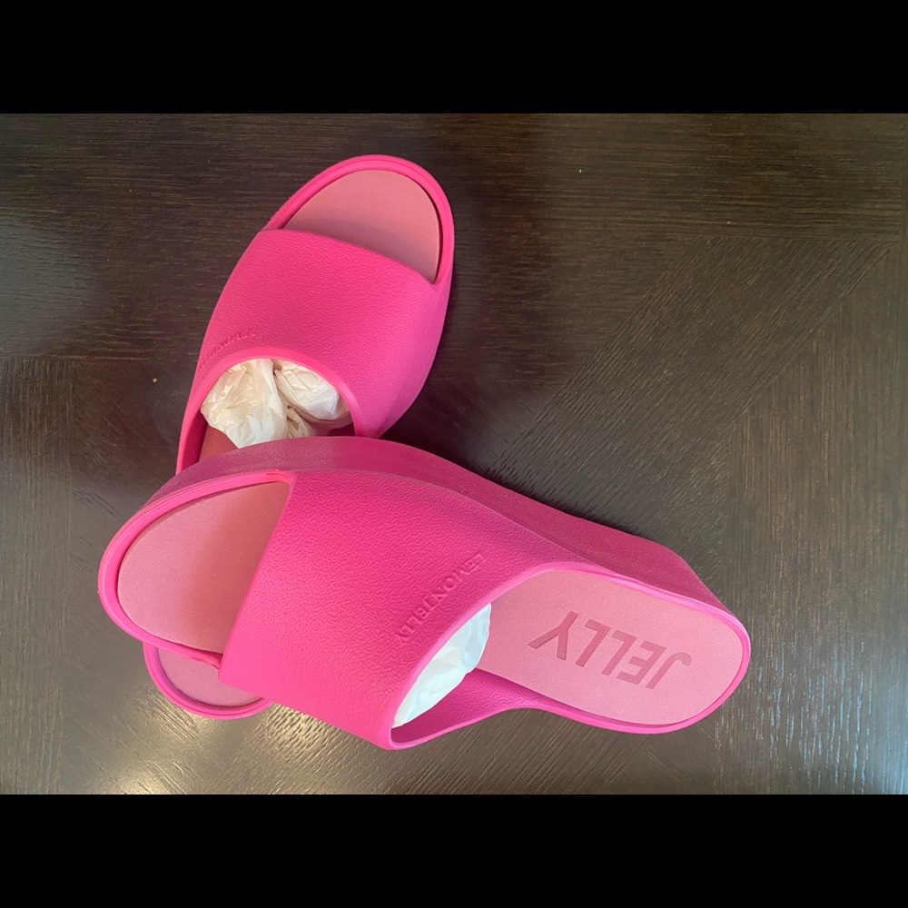 Lemon Jelly Sunny Fuchsia Slides
